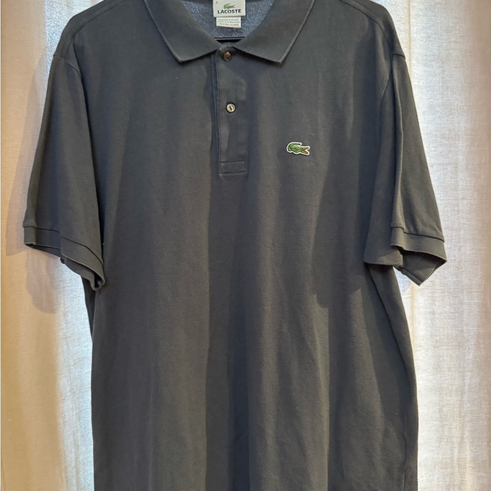 Lacoste Men's Grey Polo Shirt